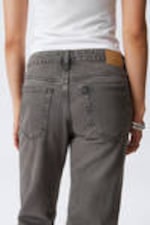 Clay Grey - Grau - Arrow Low Waist Regular Straight Leg Jeans - 3