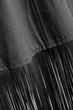 Dark Grey - Fringe Mini Dress - 2
