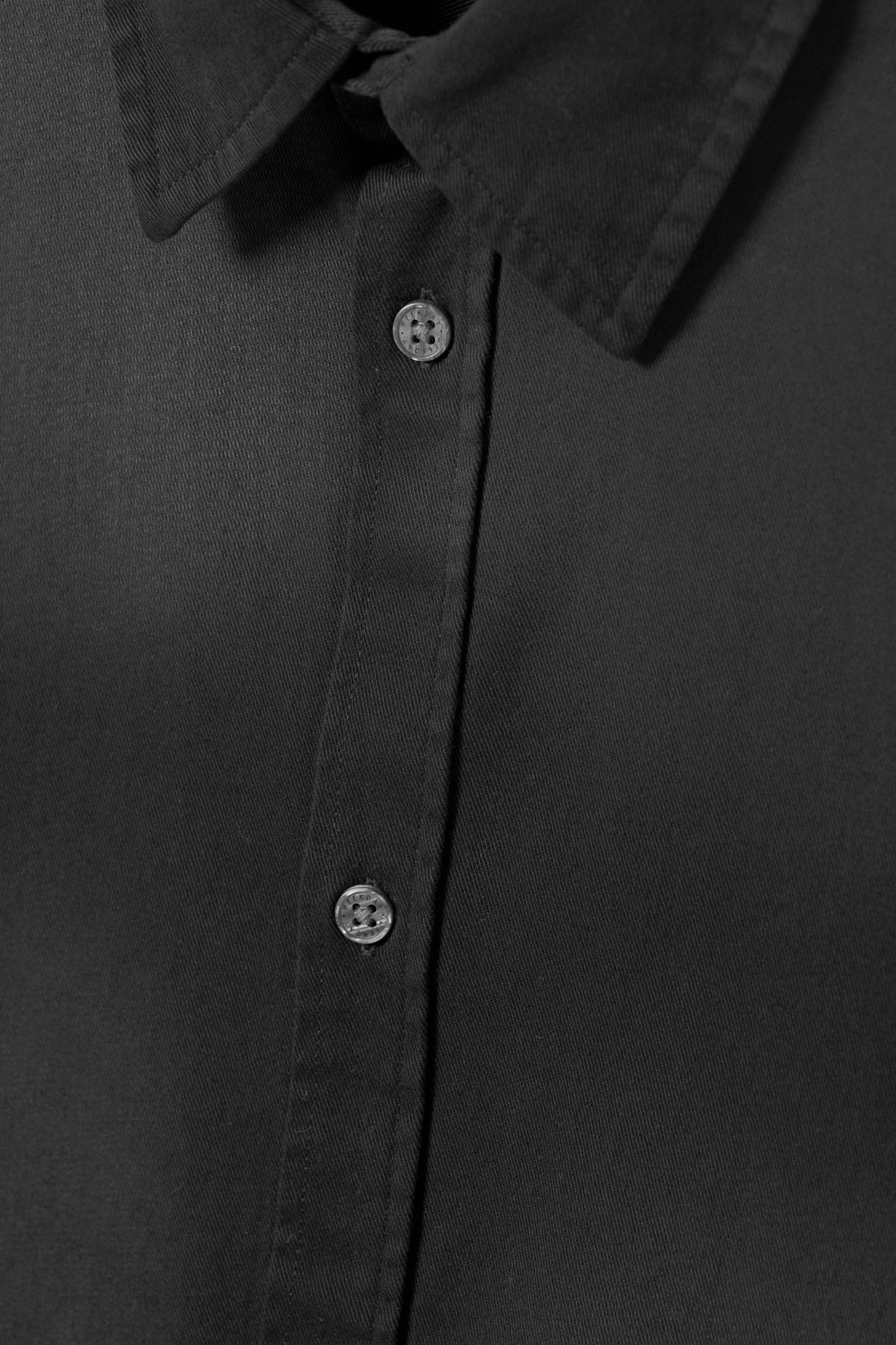 Verwaschenes Schwarz - Washed Shirt im kastigen Oversized-Look - 1