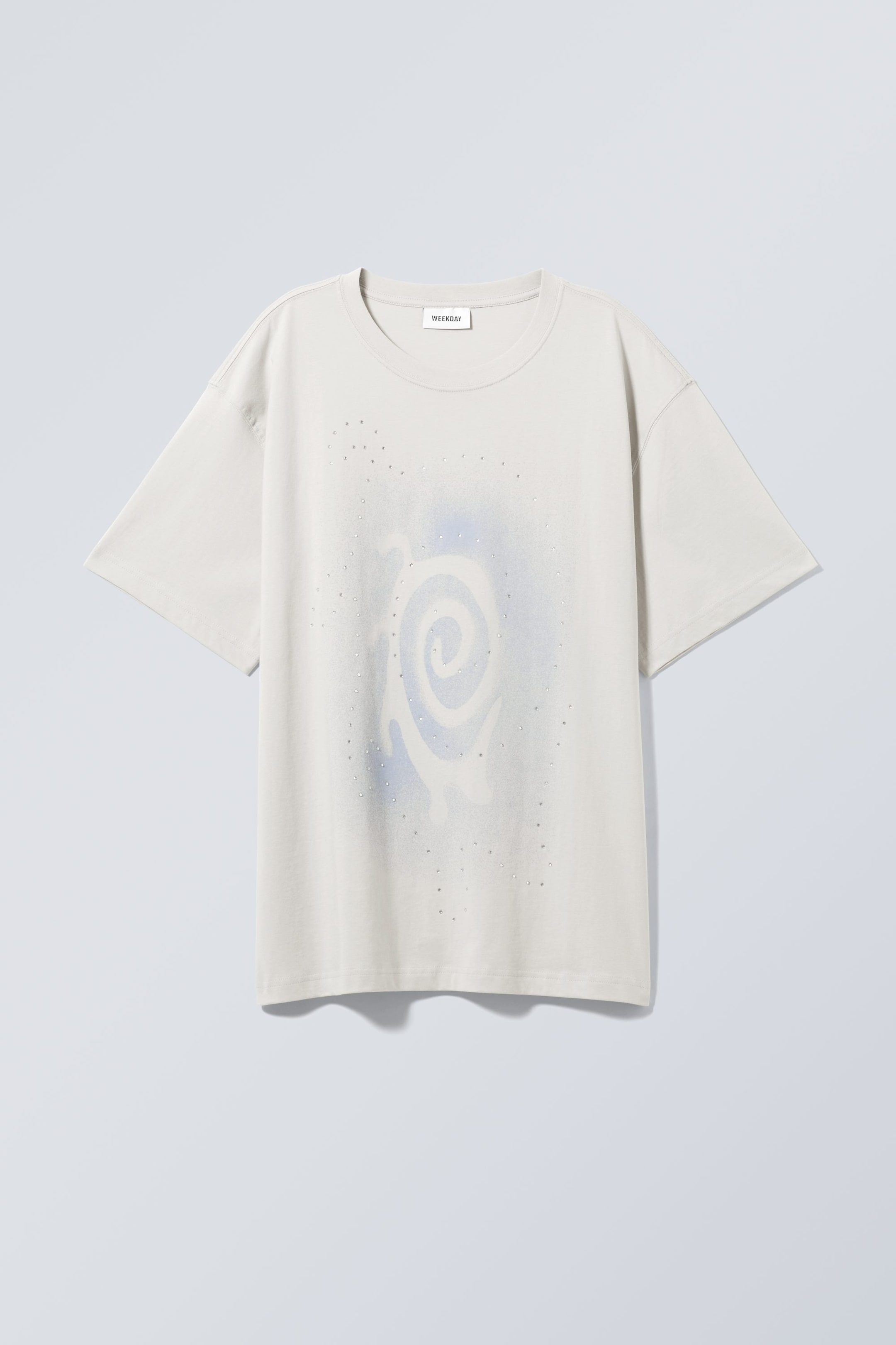Off-white - Now Printed Rhinestone T-Shirt - 0