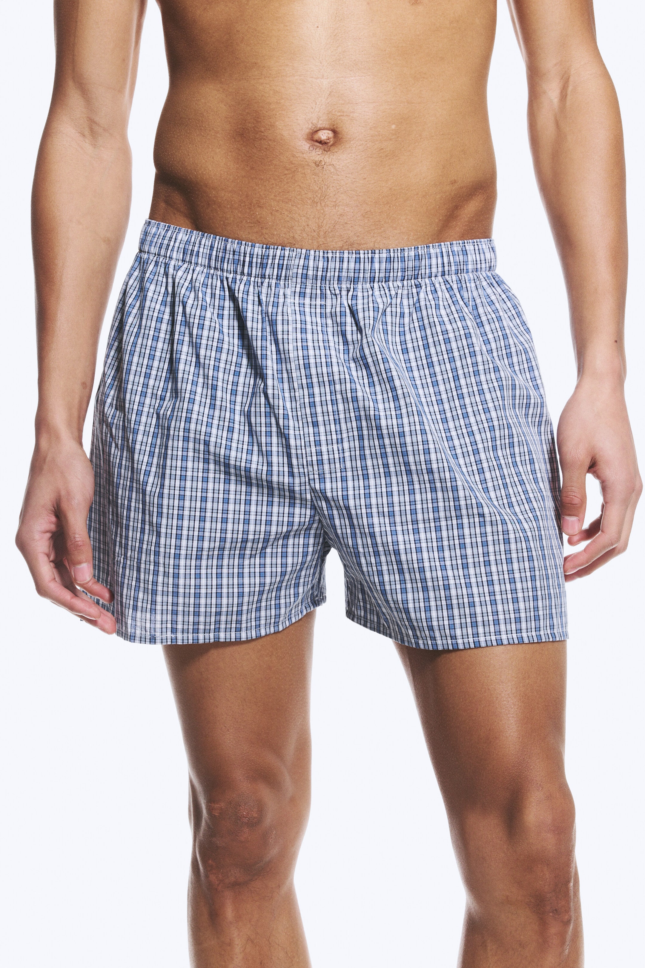 Purple Checks Blue Checks - 2-pack Boxer Shorts - 1