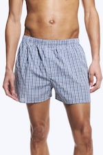 Purple Checks Blue Checks - 2-pack Boxer Shorts - 0