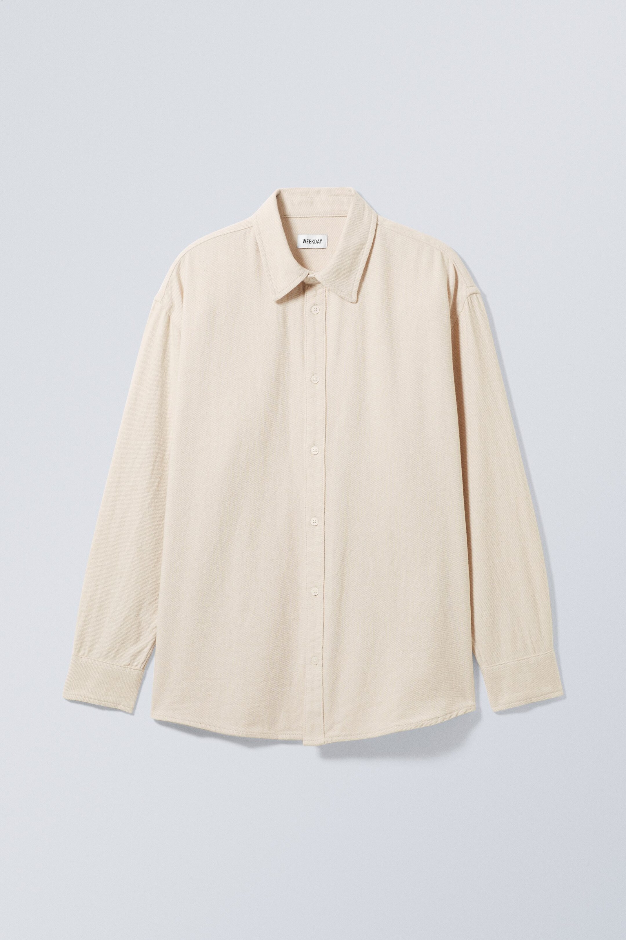 Beige - Oversized Shirt - 0