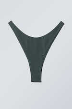 Dark Green - Brazilian Mini Bikini Bottom - 0