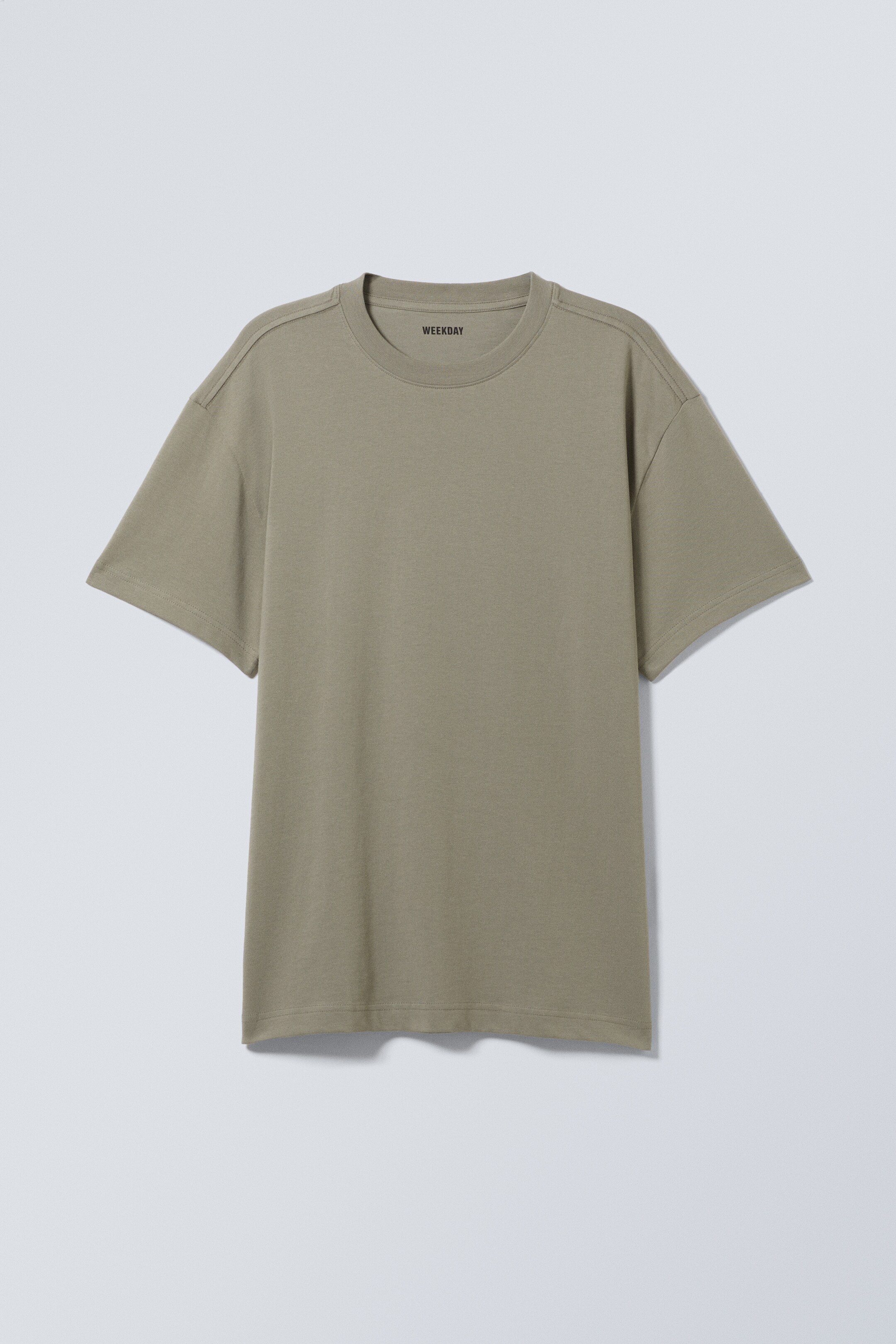 Nagyobb kép megtekintése: Oversized Heavyweight T-shirt - Khaki Green - FÉRFI | H&M HU 4
