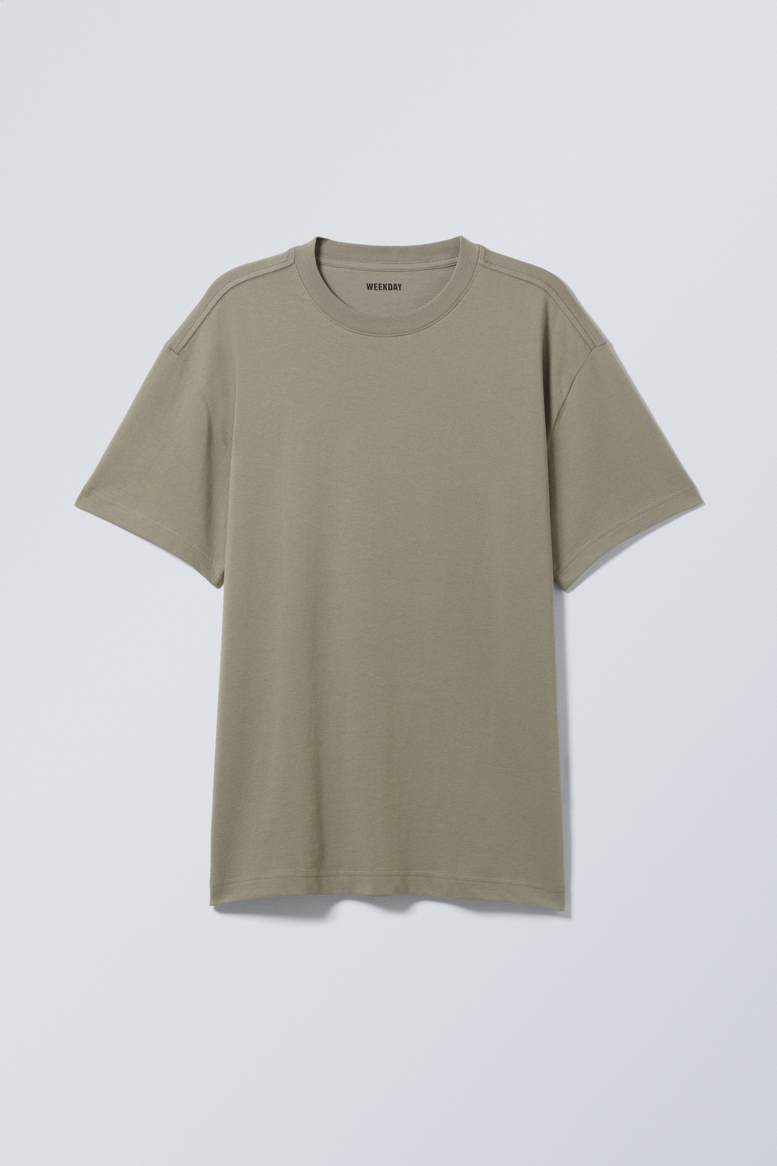 Oversized Heavyweight T-shirt - Khaki Green/Bright Blue/Pastel Green/White/Black/Off Black