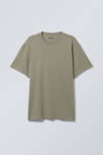 Kakigroen - Oversized, zwaar T-shirt - 3