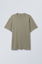 Vert kaki - T-shirt épais oversize - 3