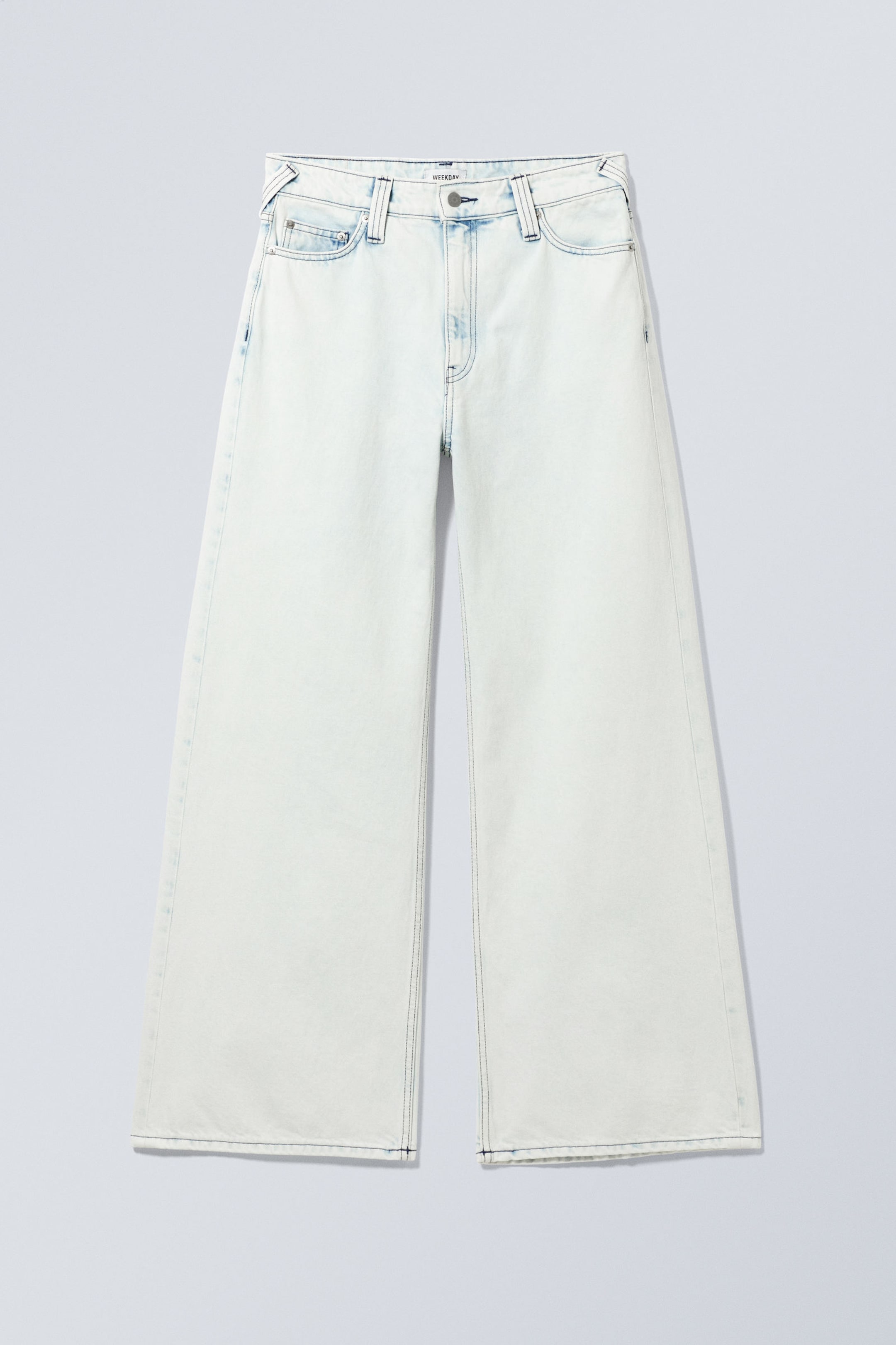 Blotch Blue - Duchess Low Loose Baggy Jeans - 1
