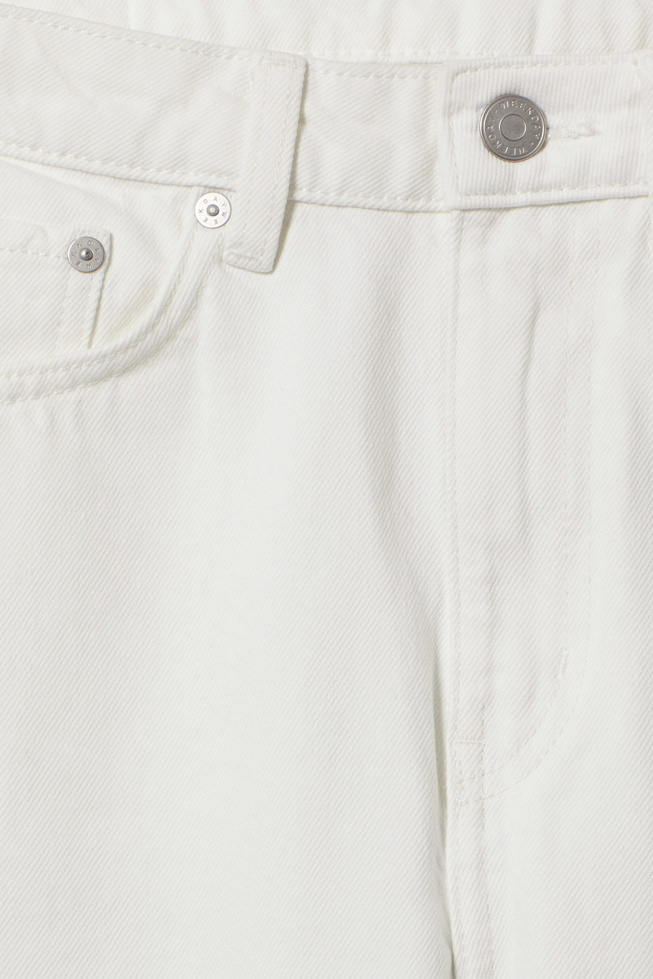 White - Voyage Jeans mit hohem Bund und geradem Bein - 1