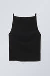 fleur suiting open back top - Black | Weekday WW