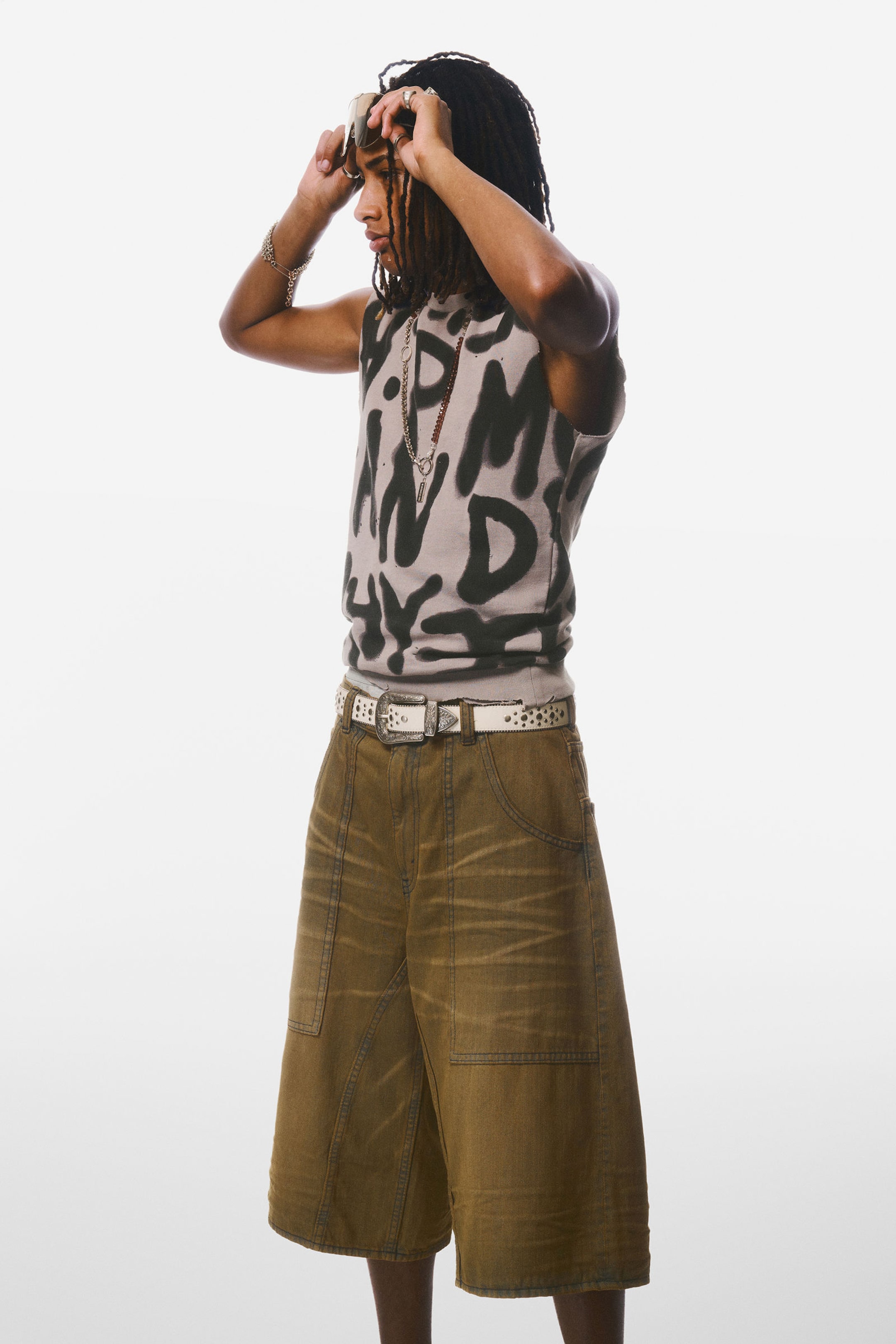 Deep Brown - Dunno Loose Fit Carpenter Jorts - 7