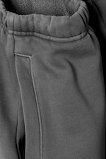 Noir délavé - Pantalon de survêtement ample et épais - 5