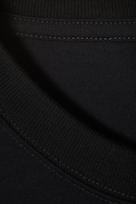 Black - Loose Boxy Long-Sleeved T-shirt - 4