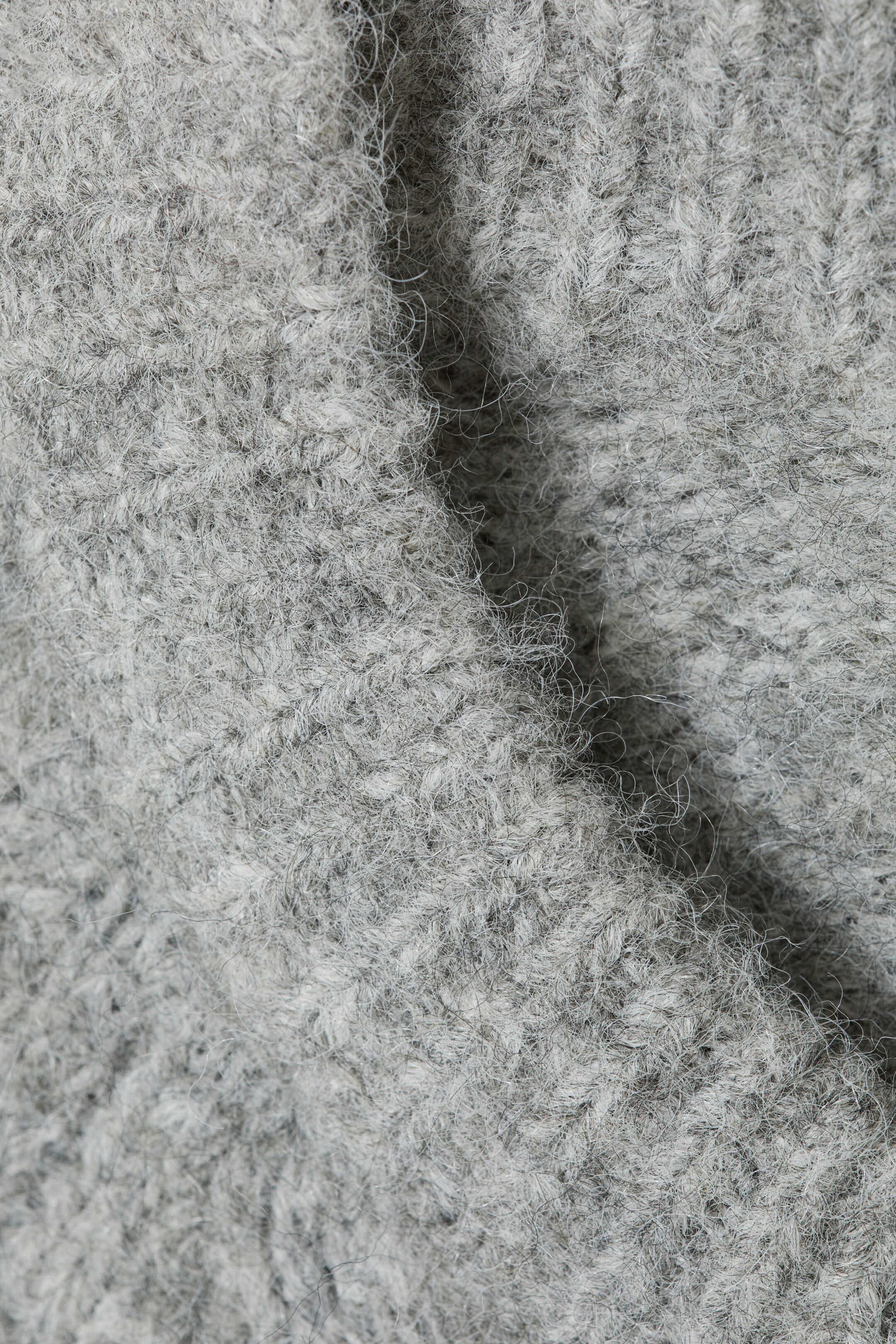 Grotere afbeelding bekijken: Raglan-Sleeved Wool-Blend Zip Cardigan - Grijs gemêleerd - HEREN | H&M BE 7