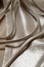 Beige mit Glitzeroptik - Riemchen-Bikinihose mit Glitzeroptik - 1