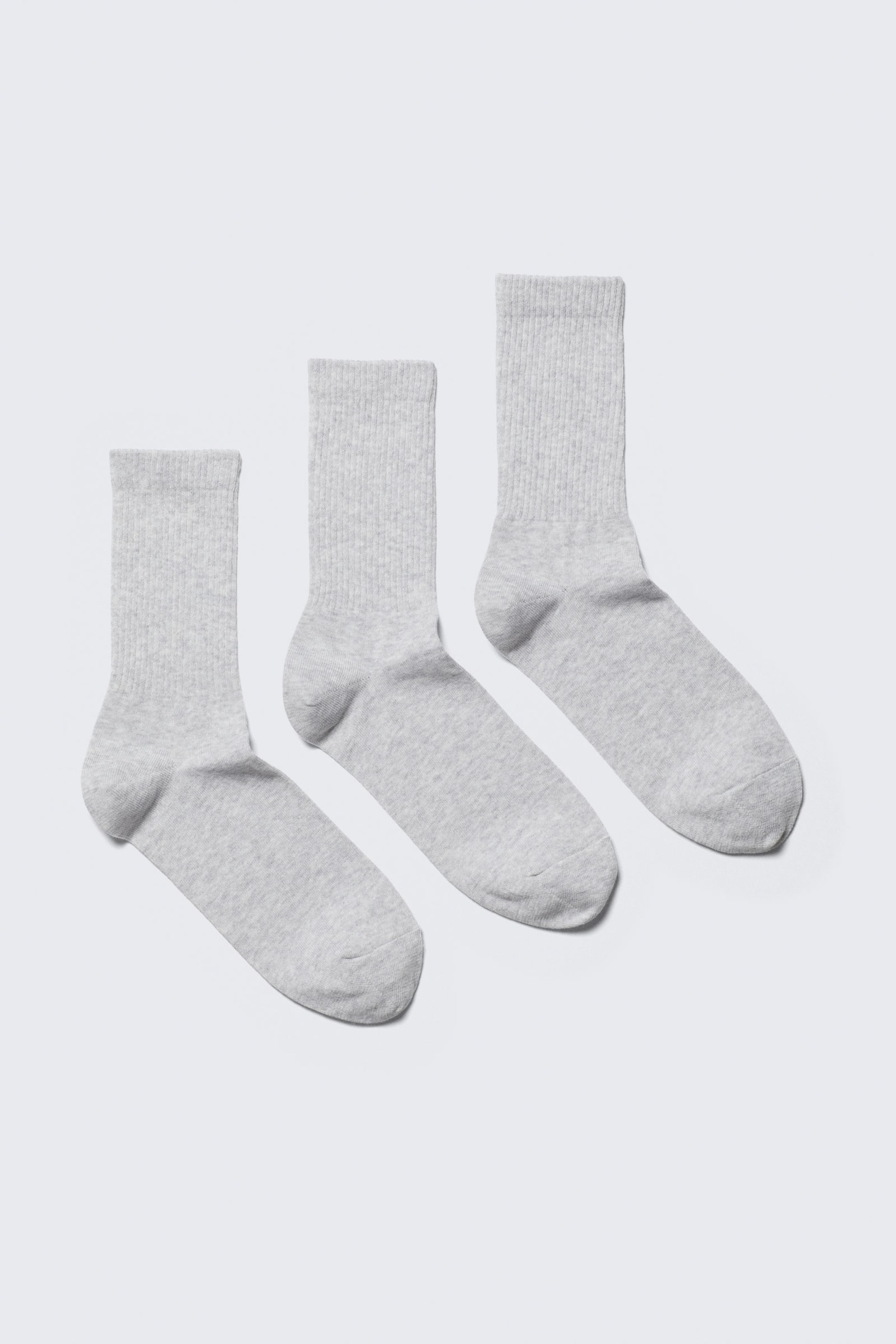 Grey Melange - 3-pack Sport Socks