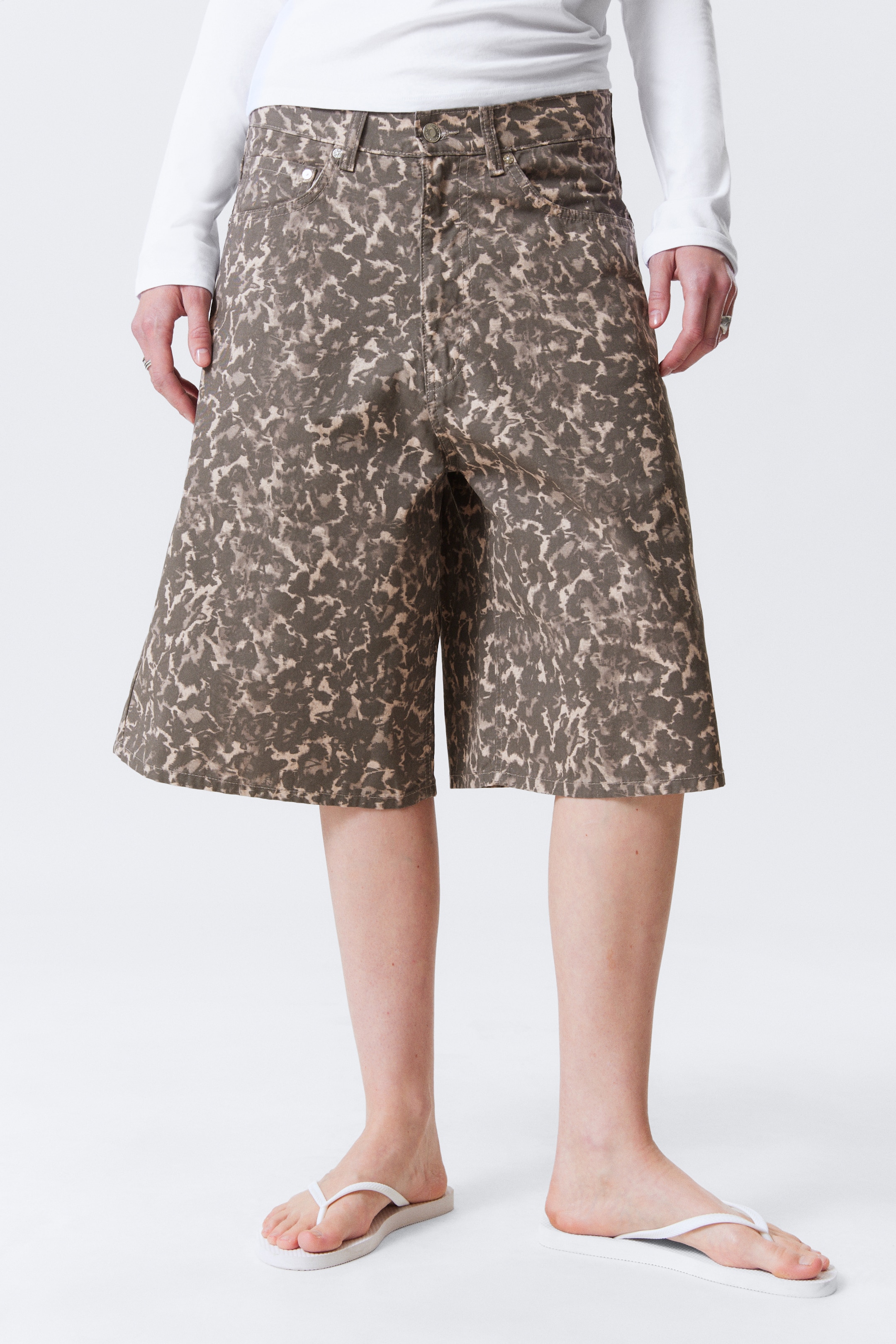 Visualizza immagine più grande: Shorts baggy Astro in twill con vestibilità loose - Stampa leopardata - UOMO | H&M IT 4