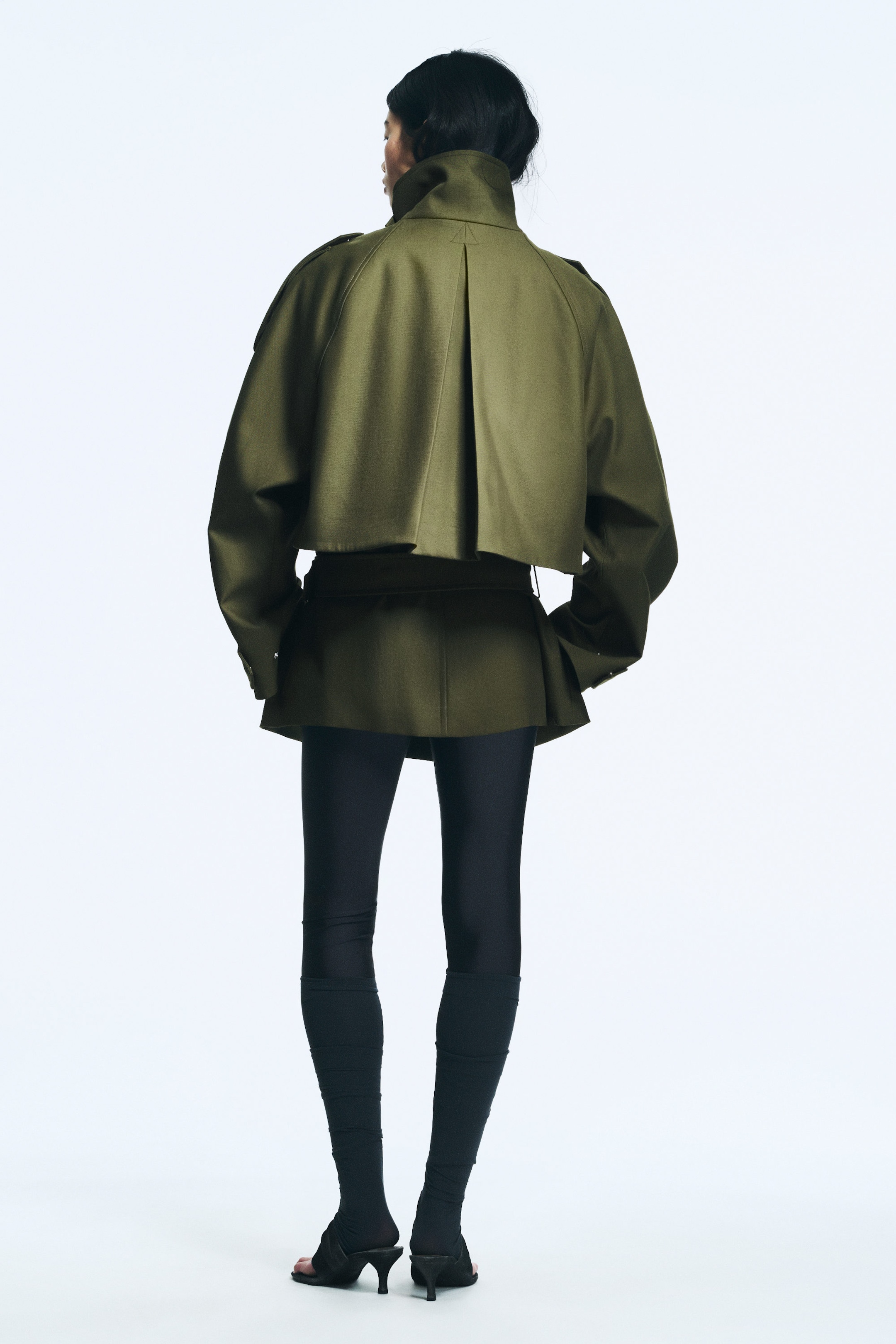 Vert kaki - Trench technique superposé - 4