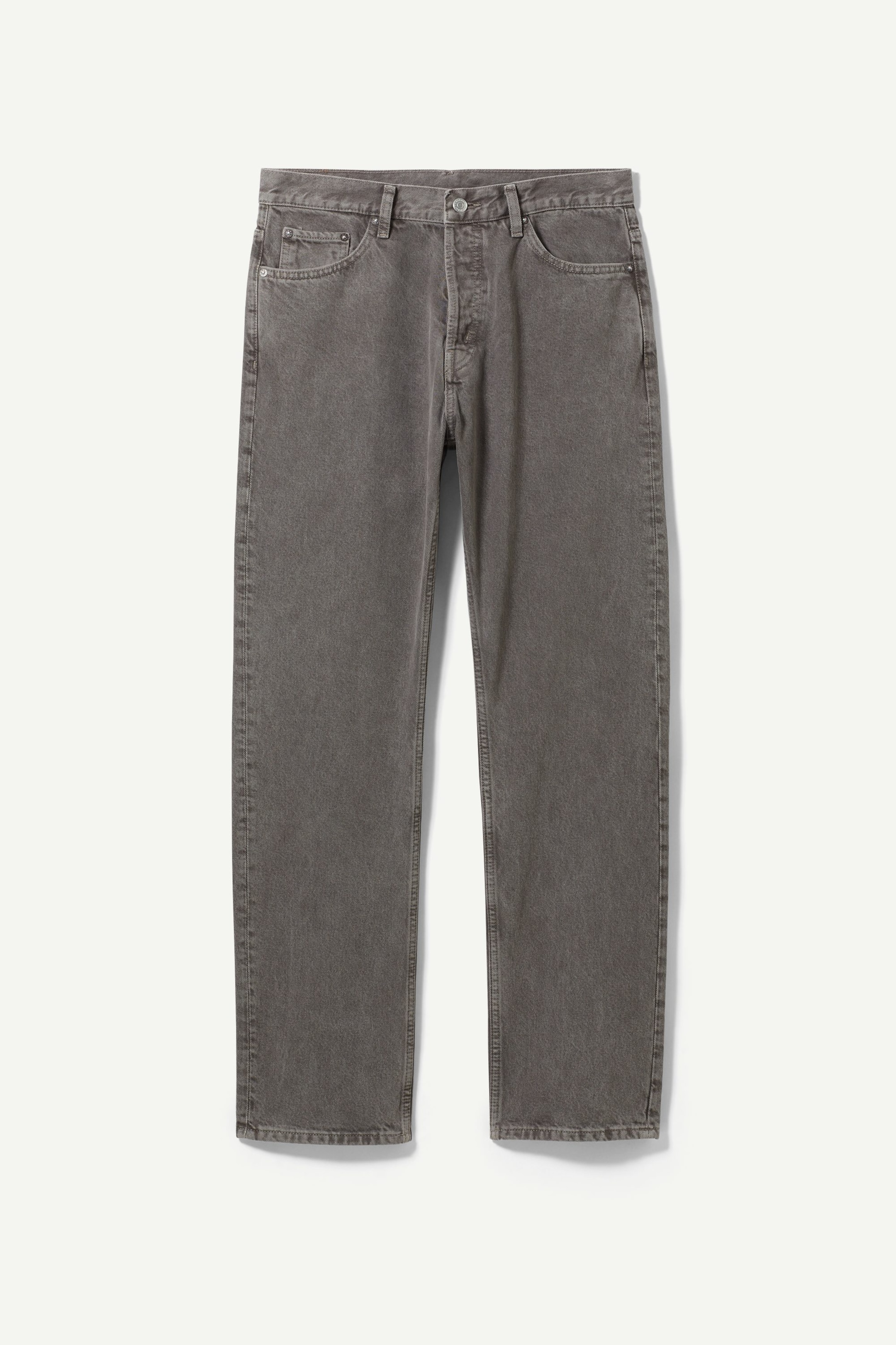Brun - Space Mid Waist Relaxed Straight Jeans - 0