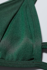 Green Shimmer - Triangle Bikini Top - 2