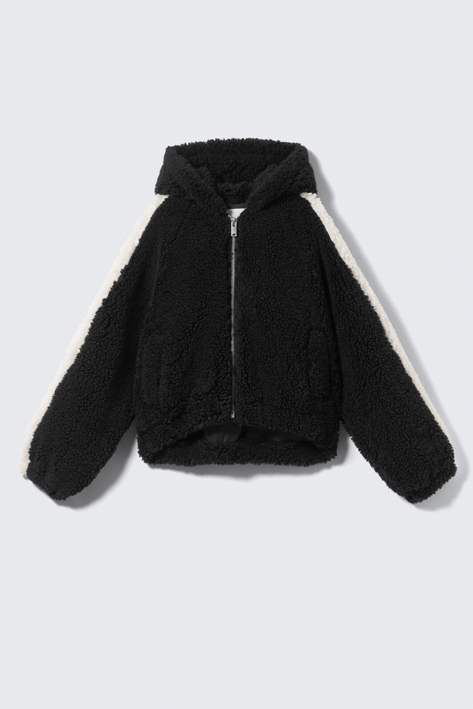 Knitted Hoodie - Black/Lilac - 2