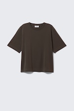 Dark Brown - Perfect Boxy T-shirt - 0