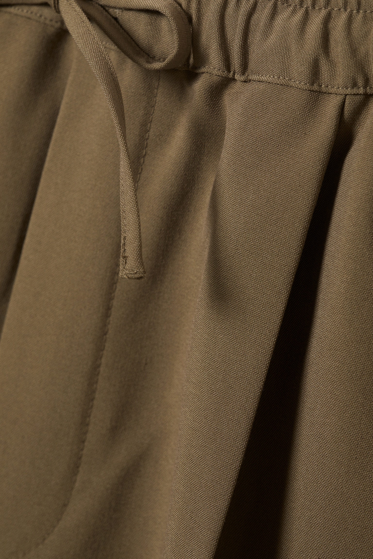 Oversized Suit Trousers - Beige/Zwart - 4