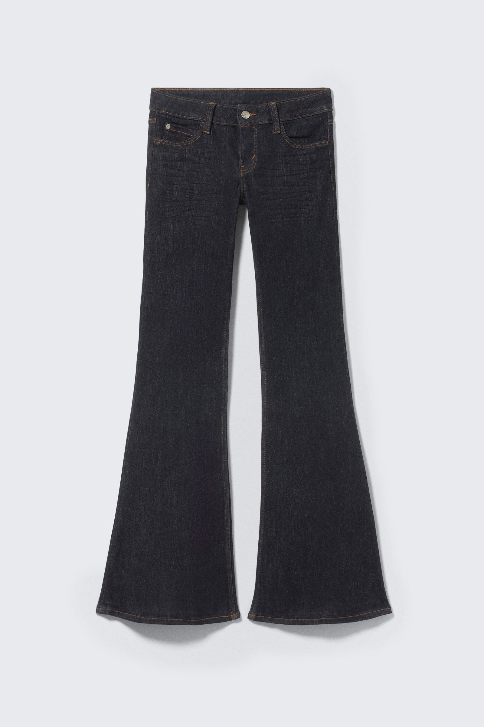 flare low waist flared skinny jeans - Extra Blue Rinse