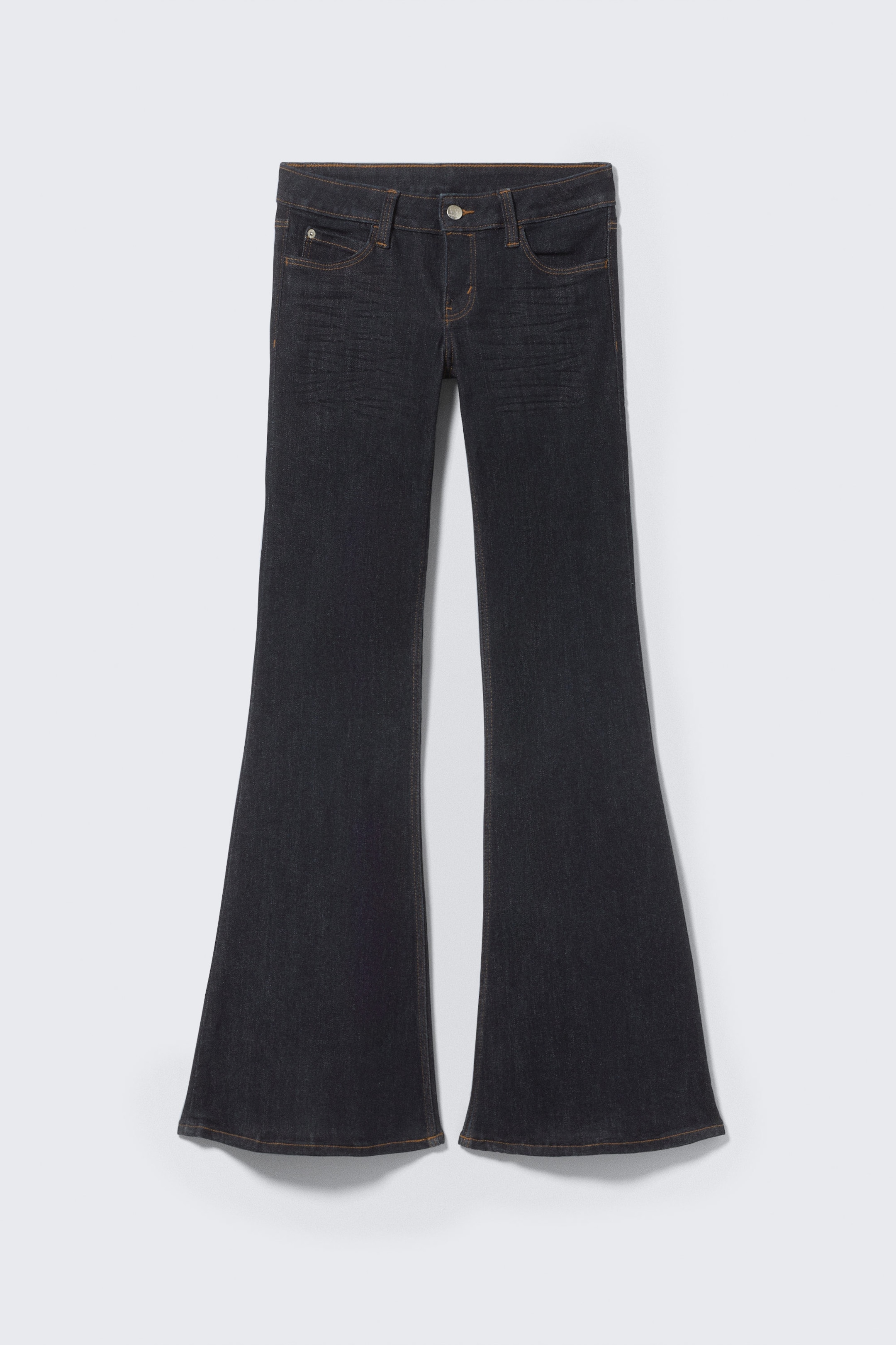 Waschung "Extra Blue" - FLARE - LOW WAIST FLARED SKINNY JEANS - 0