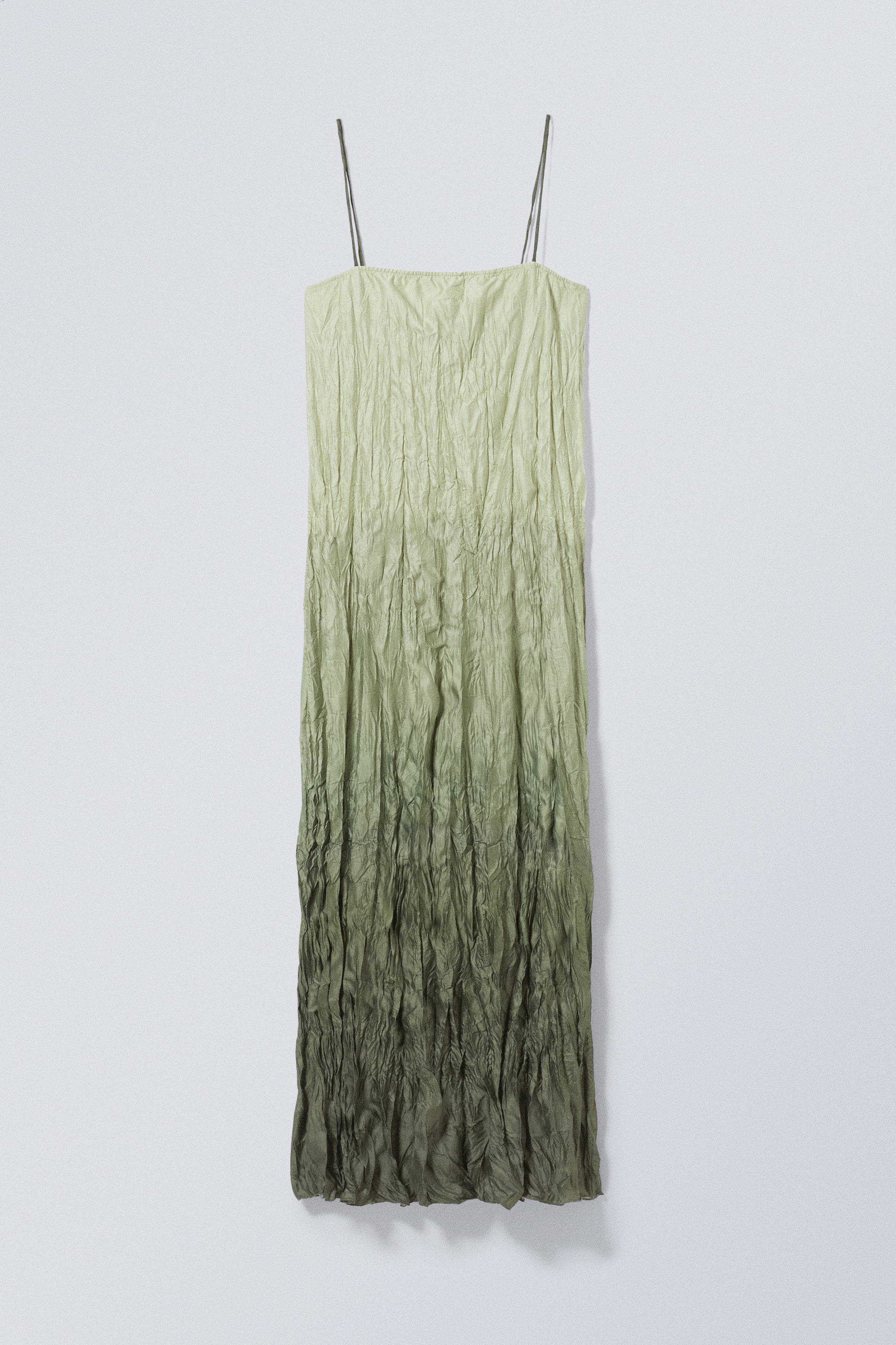 Grünes Ombre - Kleid in Knitteroptik Ina - 0