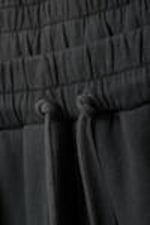Black - Double-Layered Standard Sweatpants - 6