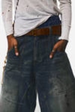 Canyon Blue - Dark Blue - Dunno Loose Fit Carpenter Jorts - 4