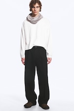 Black - Uno Loose Wool-Blend Suit Trousers - 0