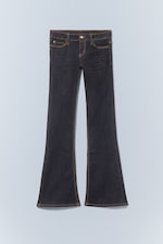 Délavage bleu - Jean bootcut skinny taille basse Booty Bei - 0
