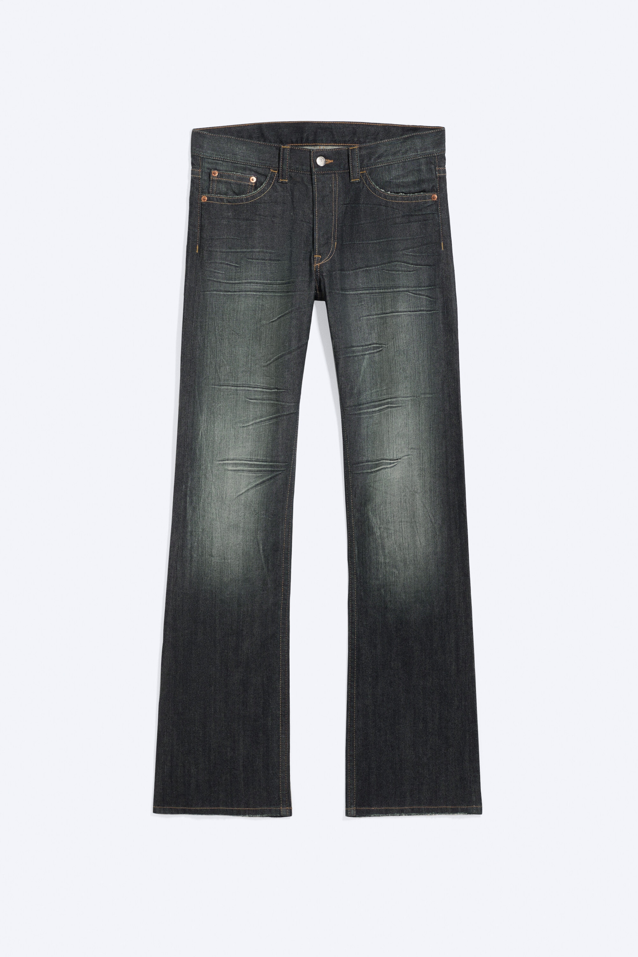 Blue Shadow - Dunkelblau - Struggle Low Waist Slim Bootcut Jeans - 5