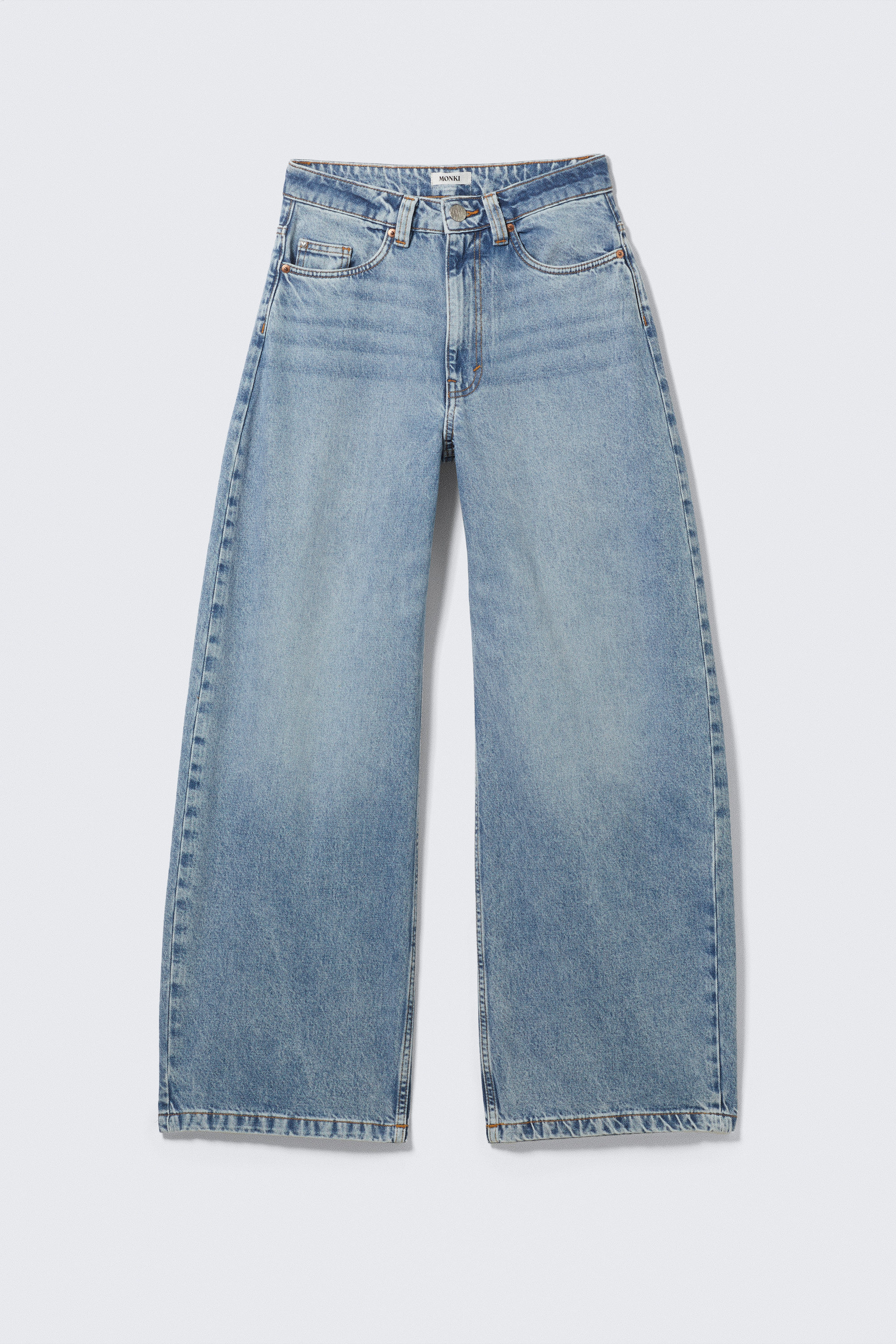 Fresh Blue - Hellblau - Fiera High Waisted Cocoon Leg Jeans - 1