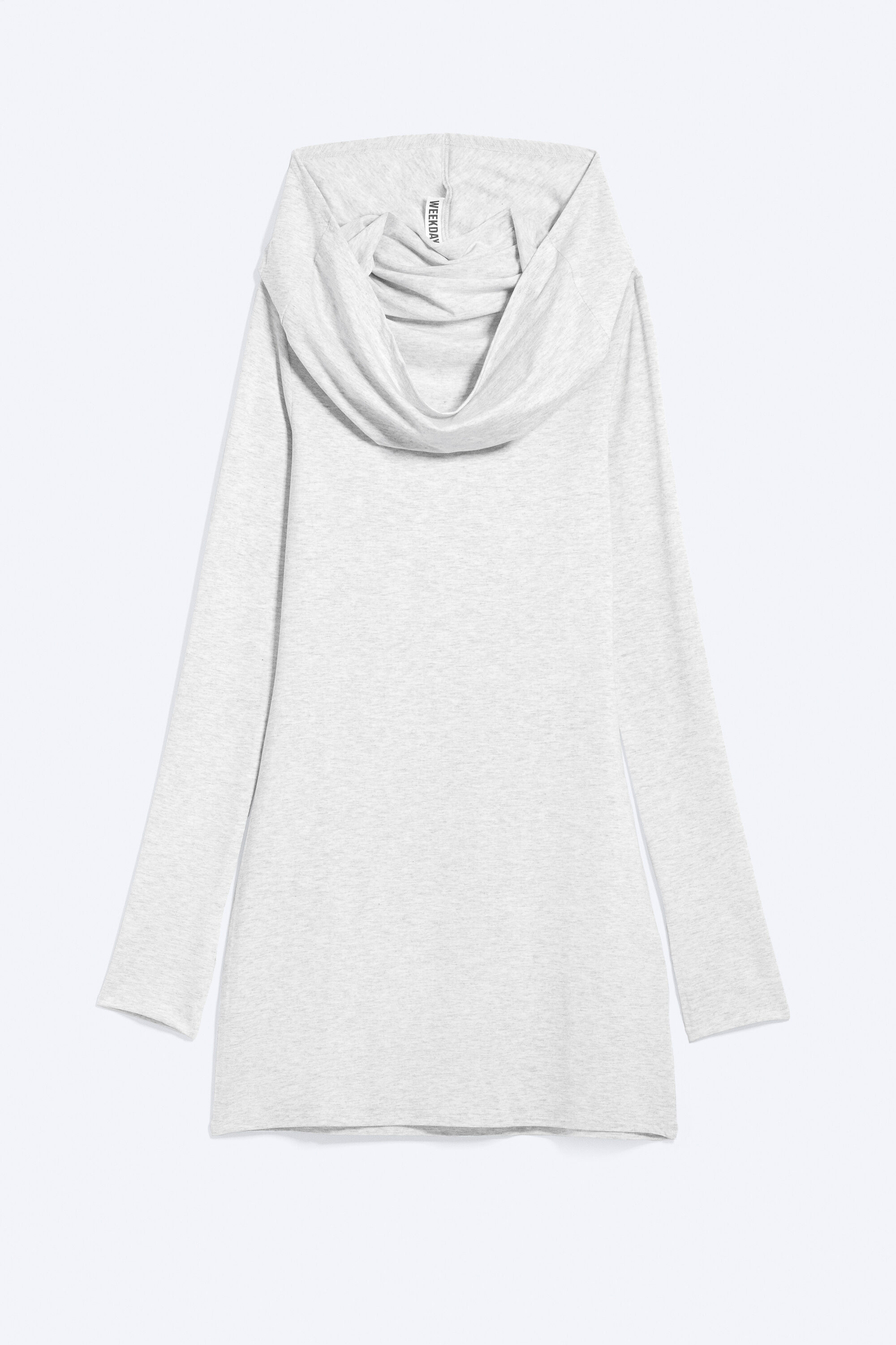 weekday grey dress Gathered Short-Sleeved Maxi Dress