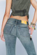 Puddly Blue - Sleezie Low Rise Skinny Jeans - 3