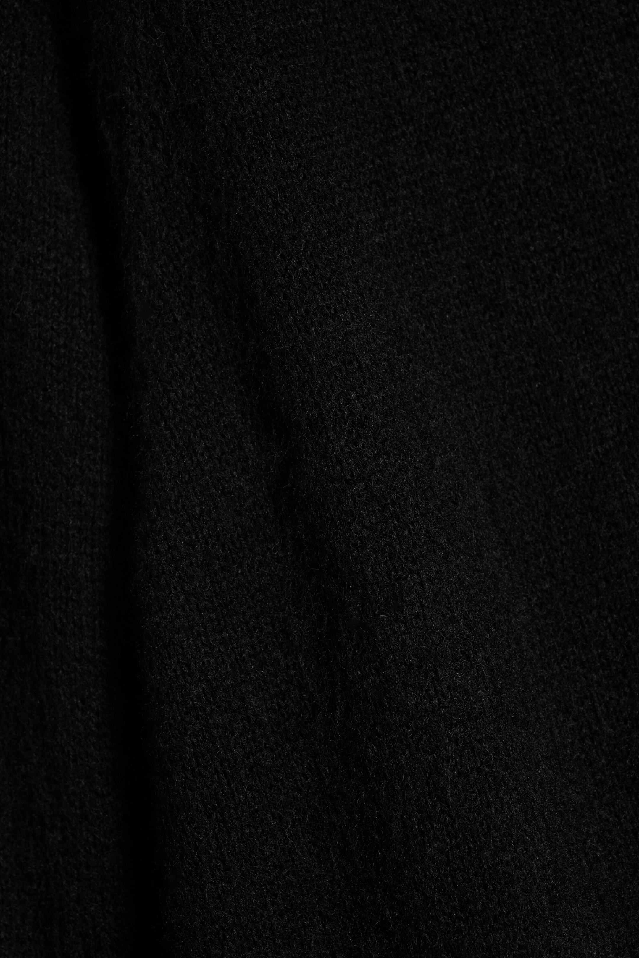 Black - Loose wool blend jumper - 1