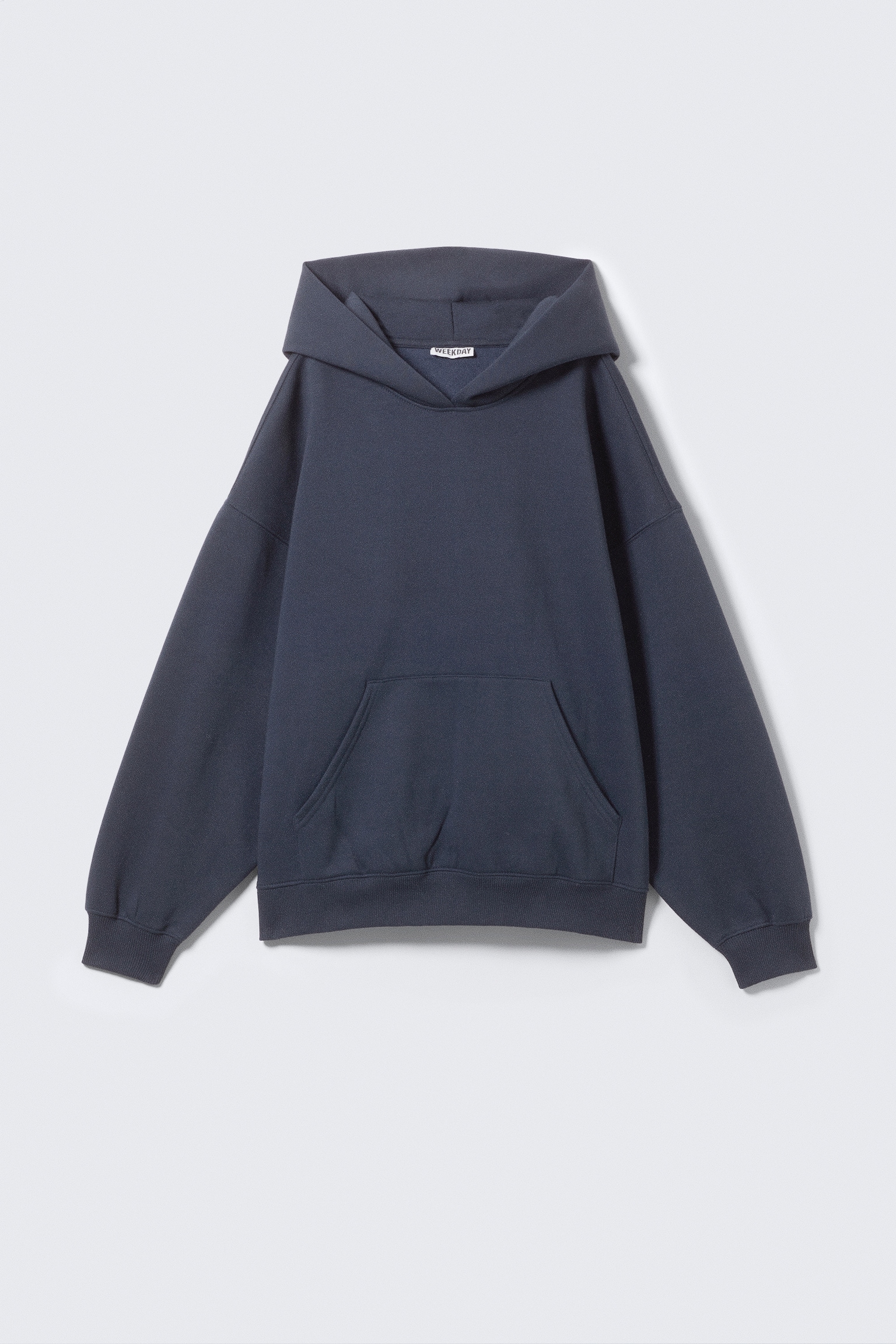 Oversized Heavyweight Hoodie - Dark Blue/Black/Light Grey Melange/Dark Green/White/Dark Mole/Dark Brown - 2