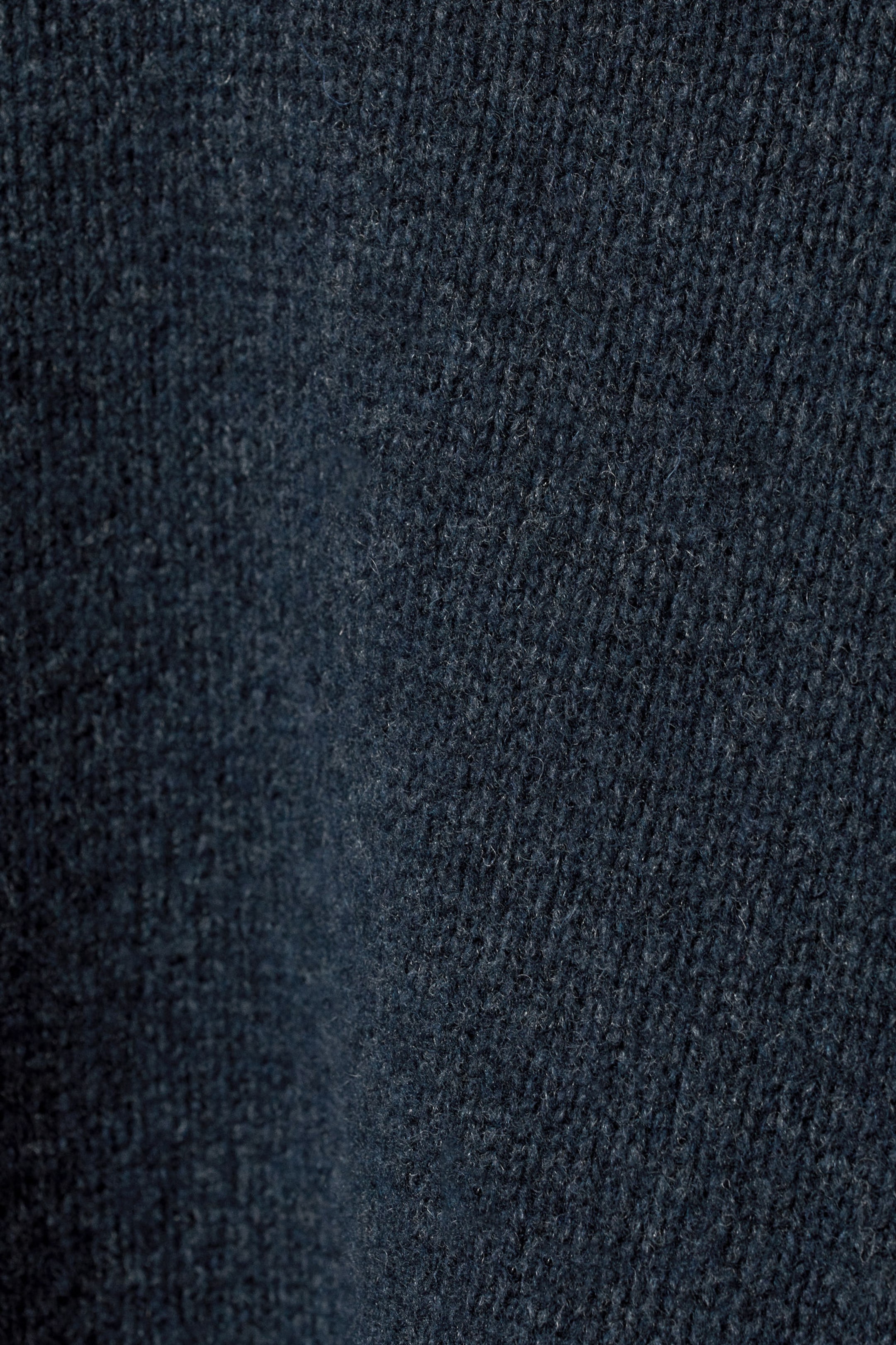 Navy - Eloise Oversized Wool Sweater - 2