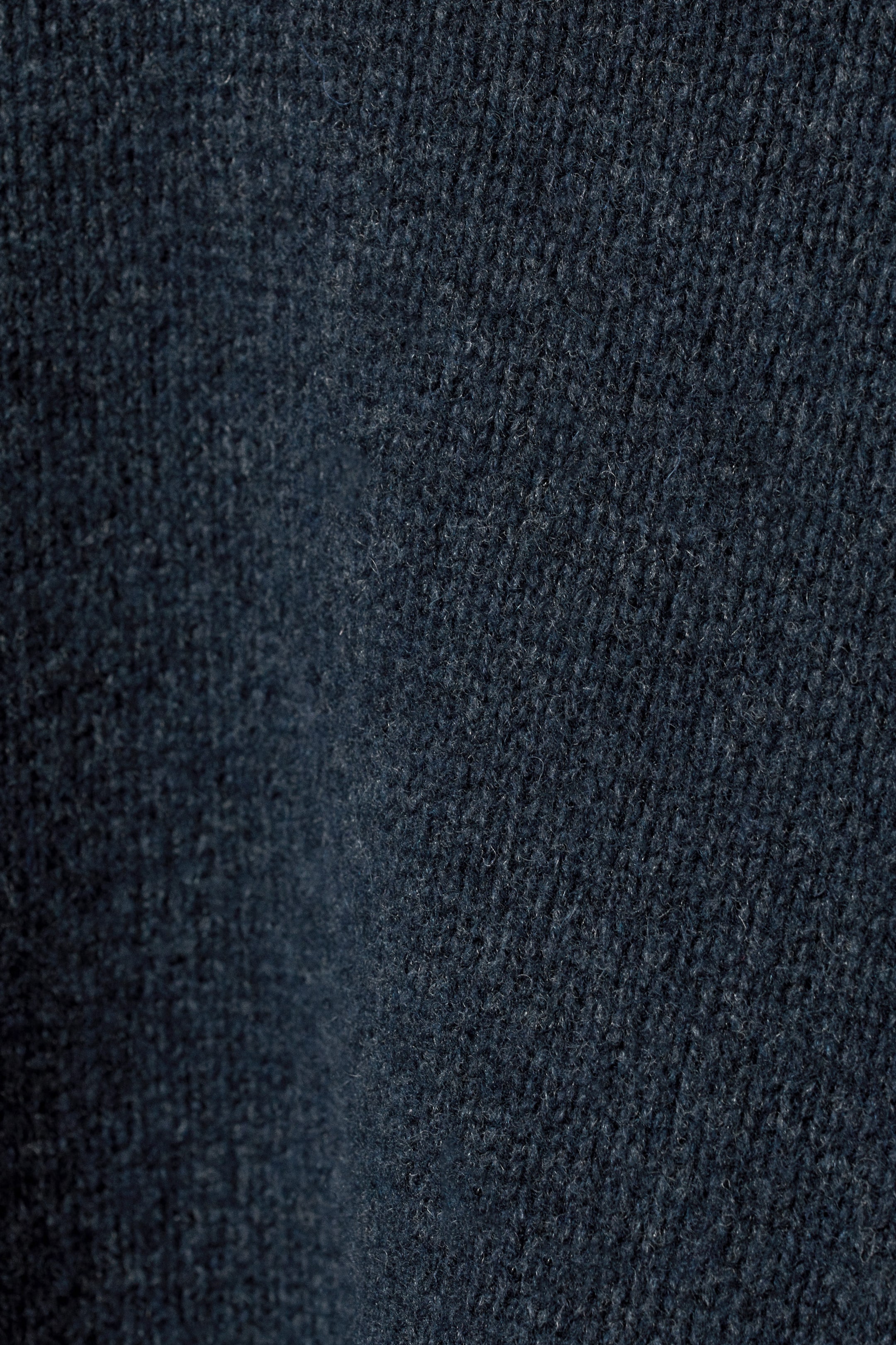 Marinblå - Eloise Oversized Ulltröja - 1