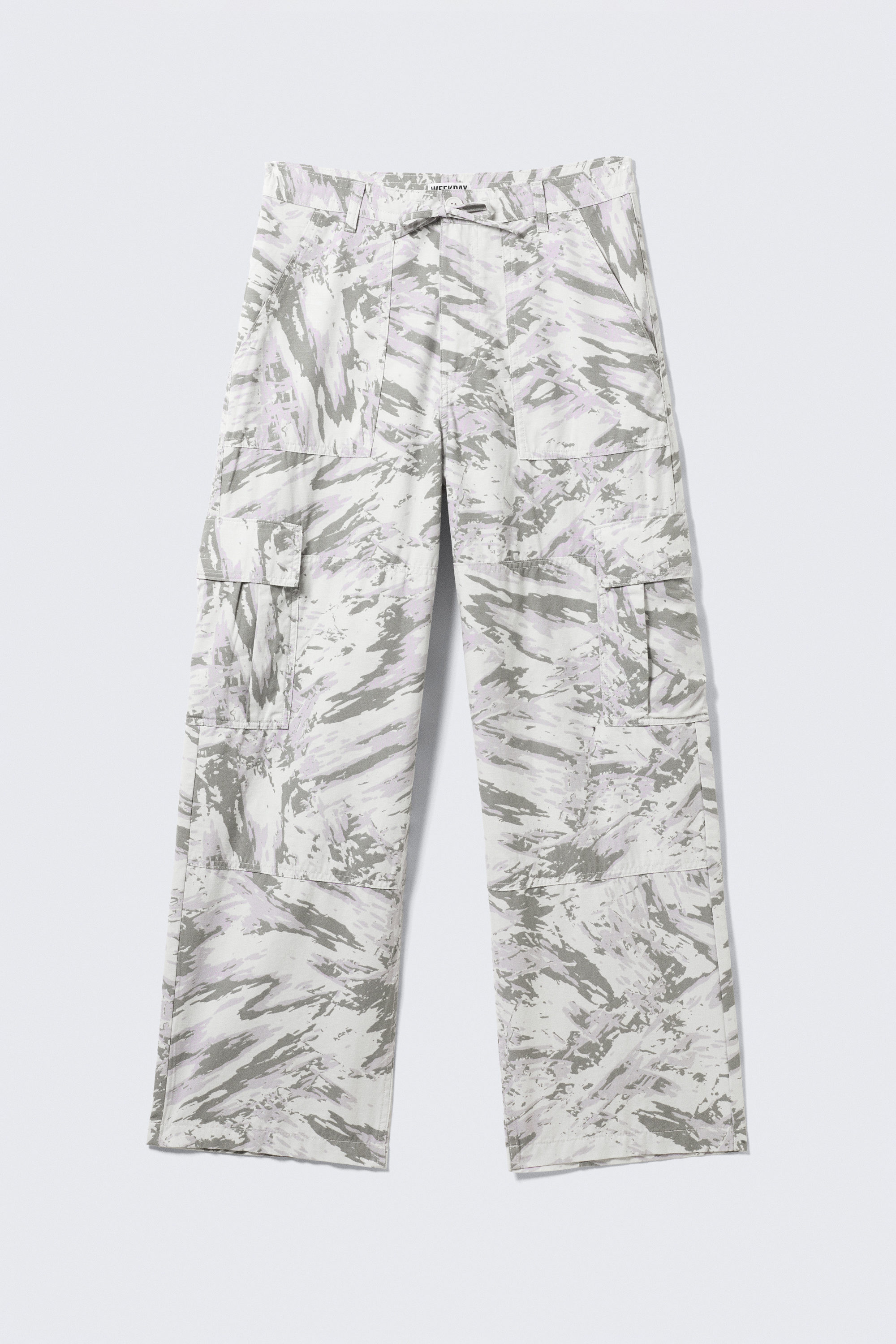 Off-white - Static Dust - Loose Fit Graphic Cargo Trousers - 4