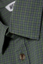 Checked Green - Boxy overhemd van katoenen popeline met lange mouwen - 4