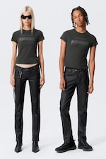 Off-black - Lady Gaga Baby Tee - 0