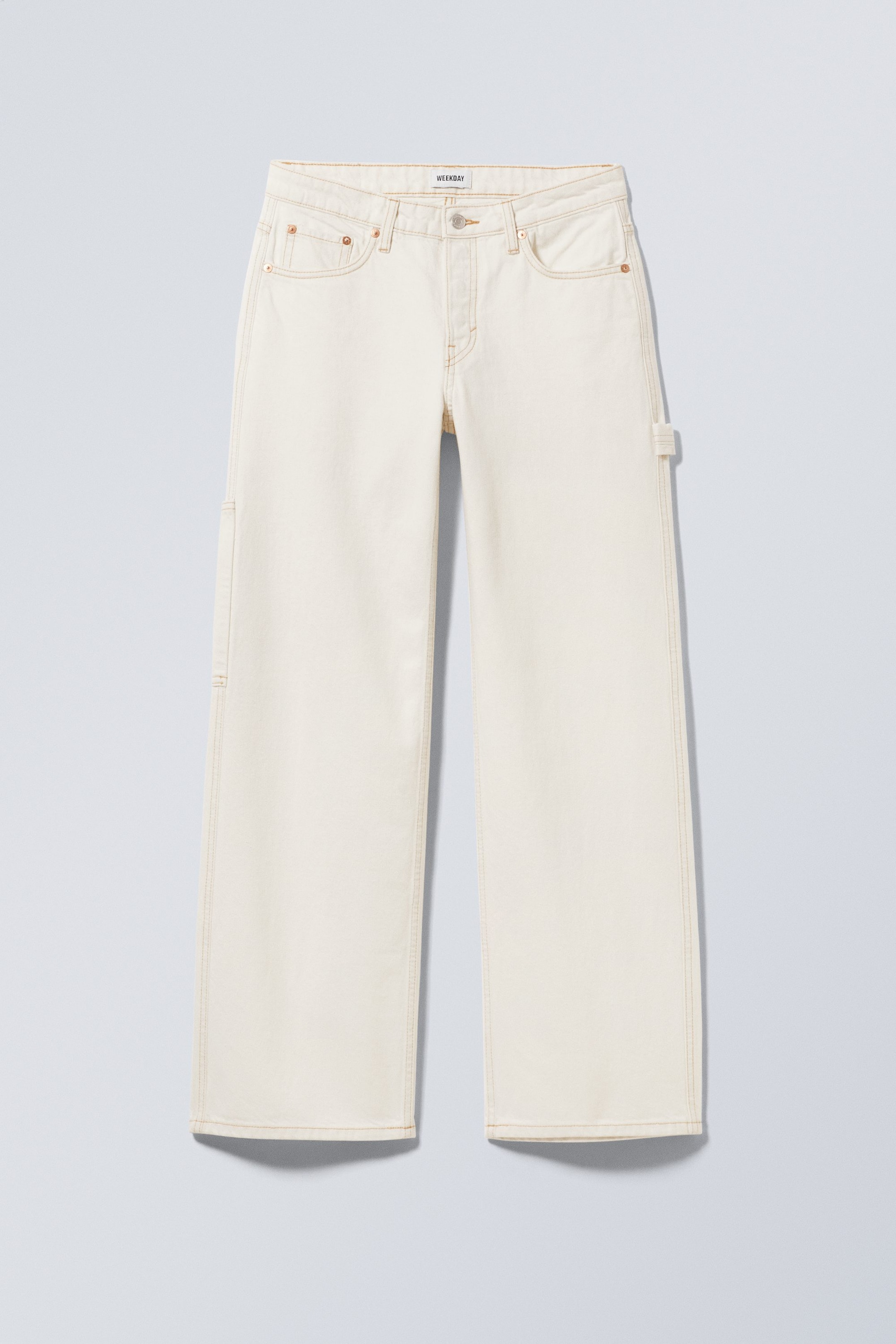 Weiß - Workwear-Jeans Young - 0