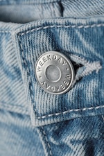 Summer Blue - Rowe Super High Waisted Regular Straight Jeans - 1
