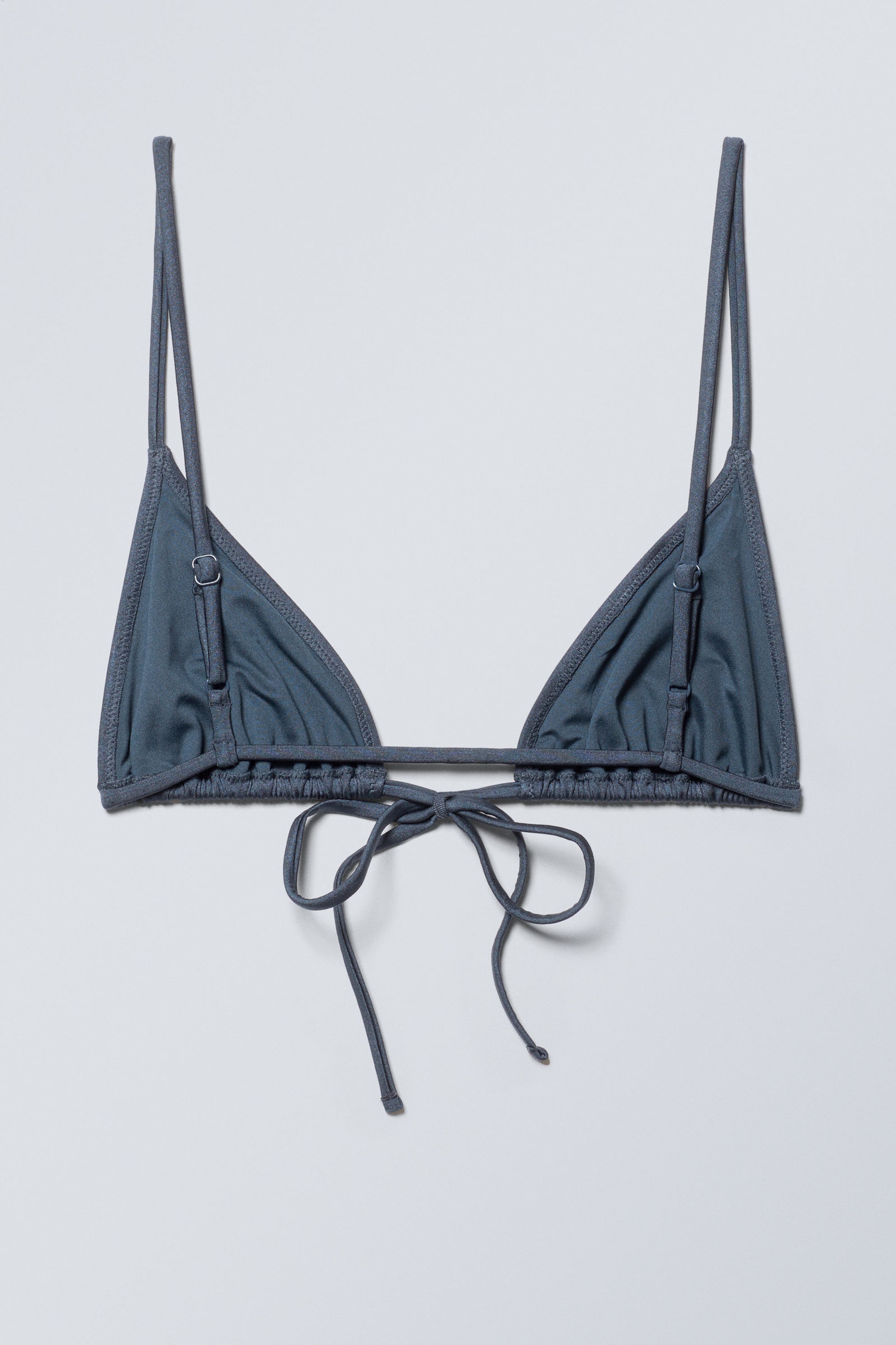 Dark Blue - Triangle Bikini Top - 4