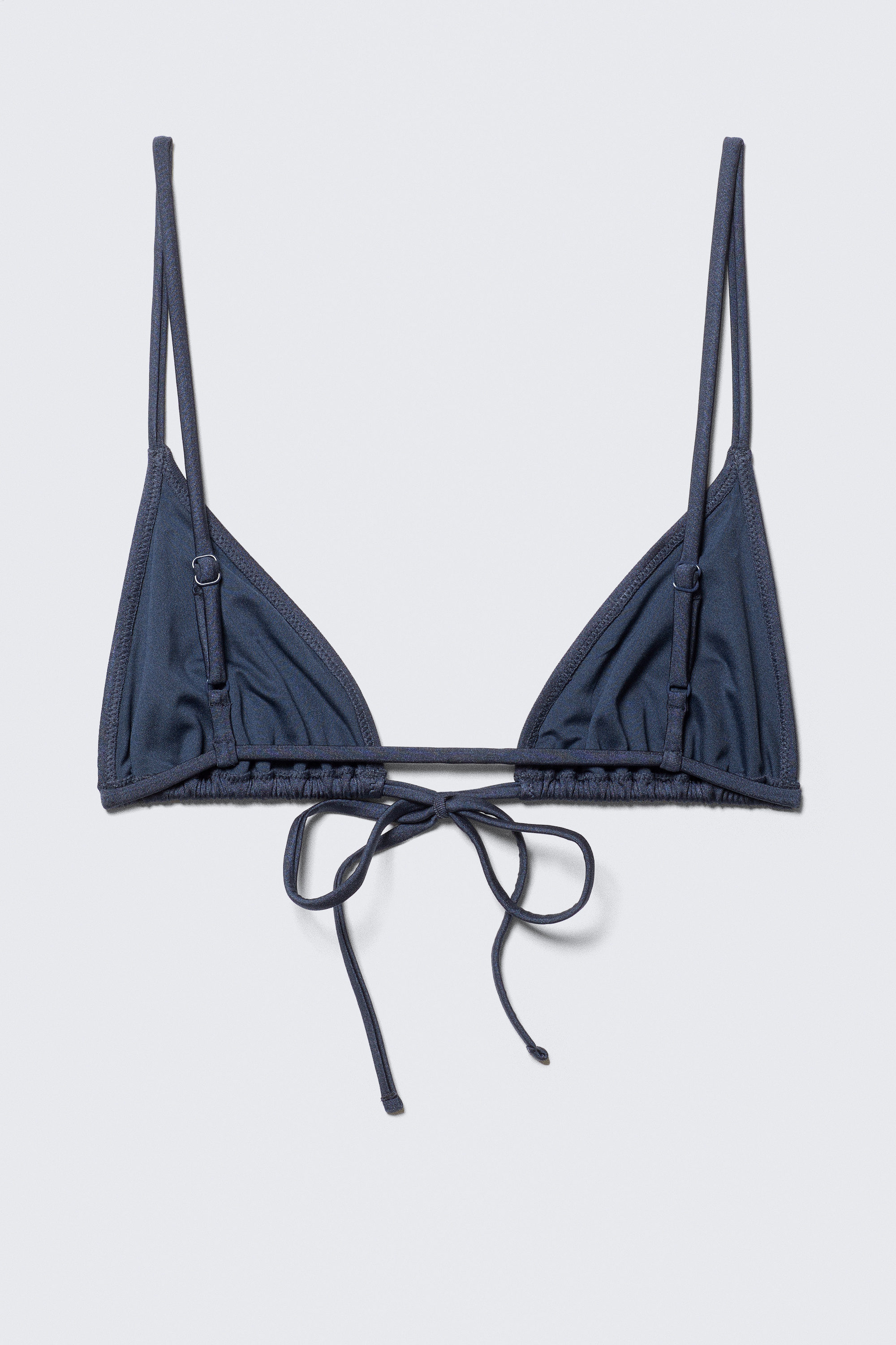 Dark Blue - Triangle Bikini Top - 3